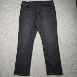 Lucky Brand Jeans Mens 38x32 Fits 40x31 Black Denim 410 Athletic Straight Fit